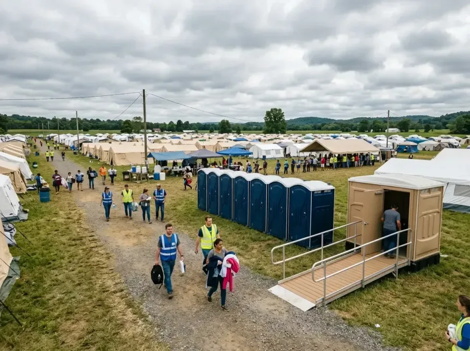 disaster-relief-camp-restrooms-010 — frequently asked questions, Dumpster & Portable Bathrooms Rental in Fetters Hot Springs…